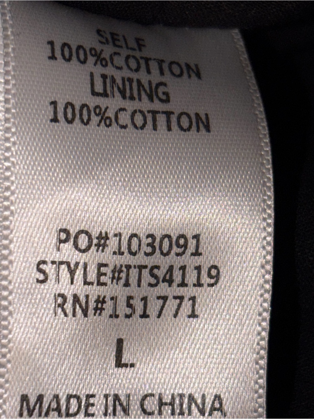 NWT Le Lis Black Cotton Puff Sleeve Crop Top Sz L Cottagecore Peasant Blouse - Picture 4 of 5